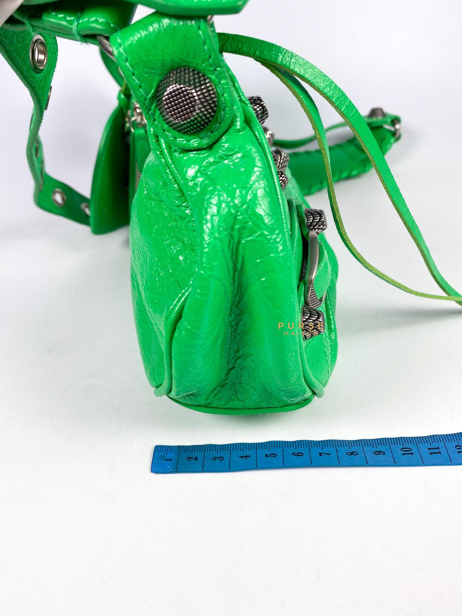 Balenciaga Le Cagole Xs Kelly Green Bag