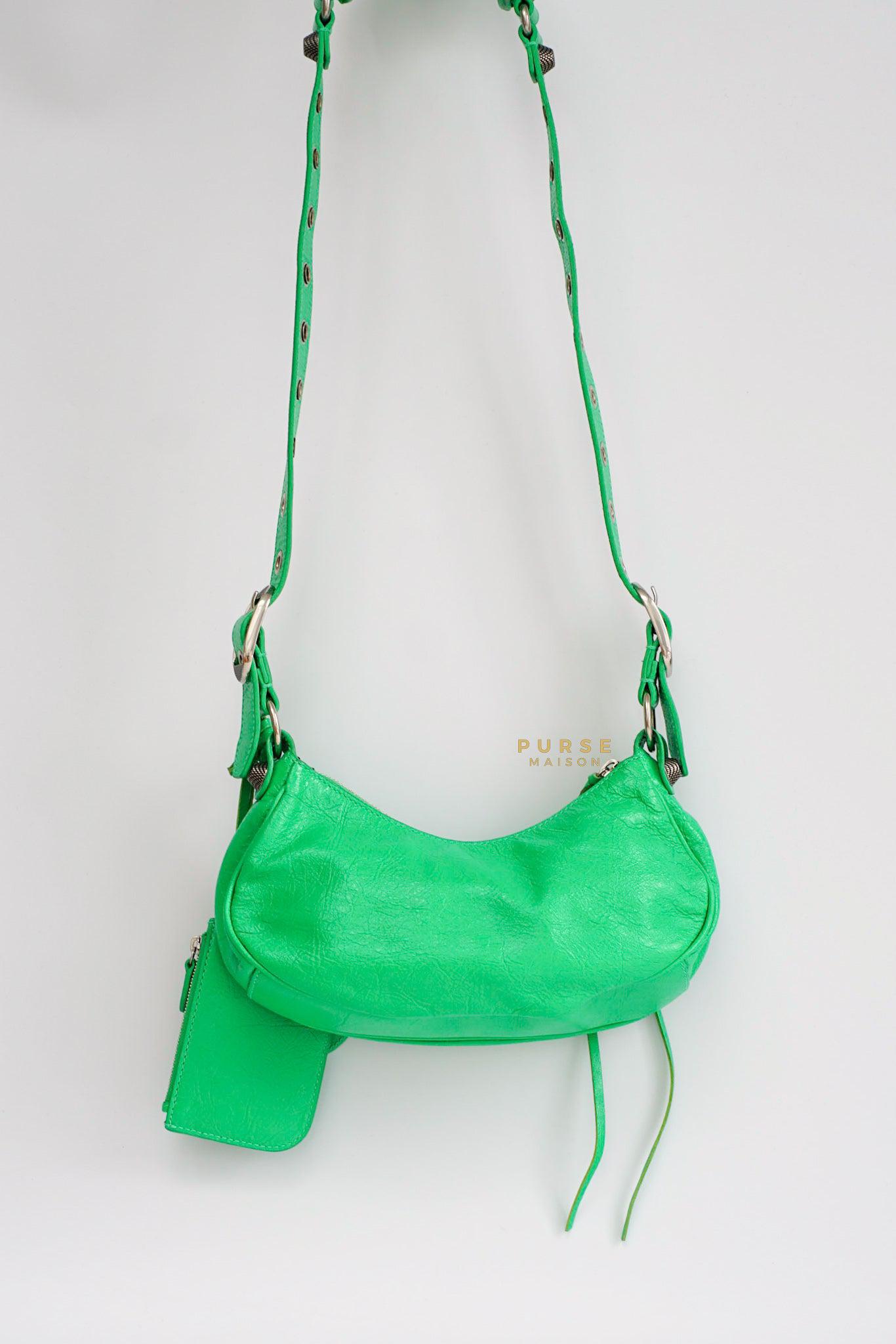 Balenciaga Le Cagole Xs Kelly Green Bag