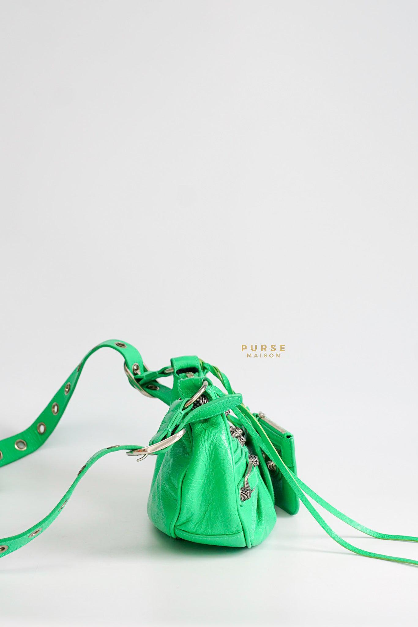 Balenciaga Le Cagole Xs Kelly Green Bag