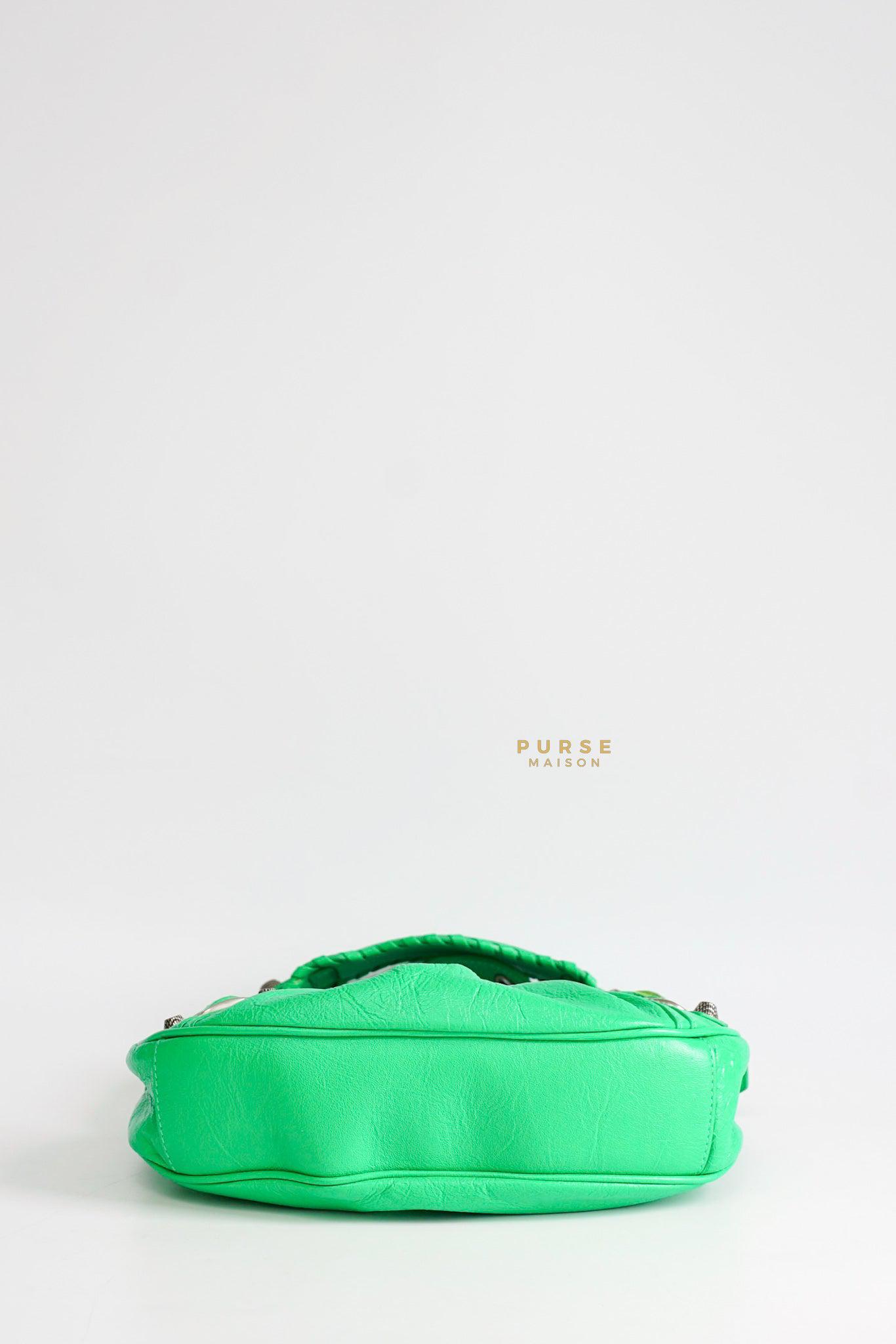 Balenciaga Le Cagole Xs Kelly Green Bag