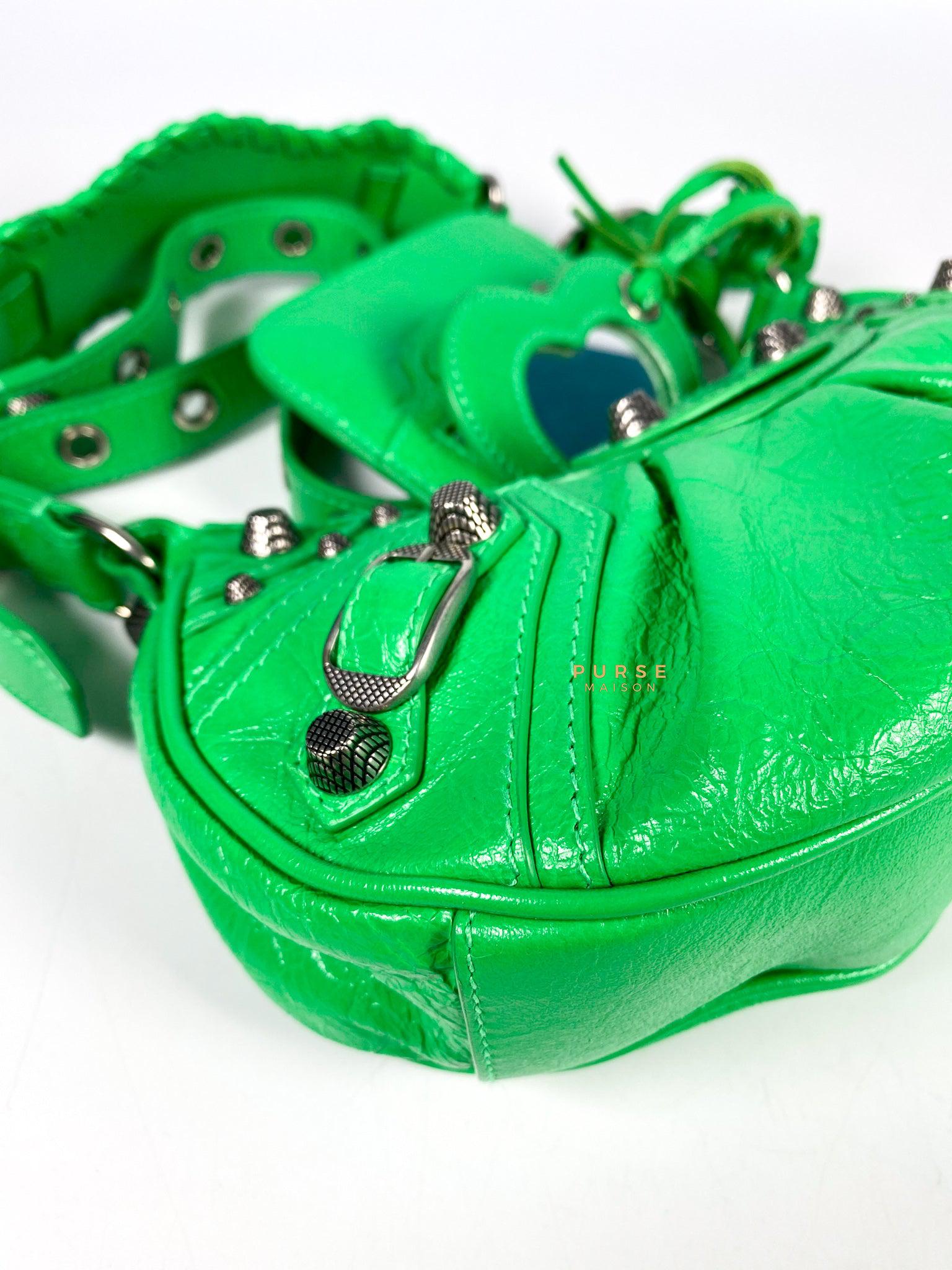 Balenciaga Le Cagole Xs Kelly Green Bag