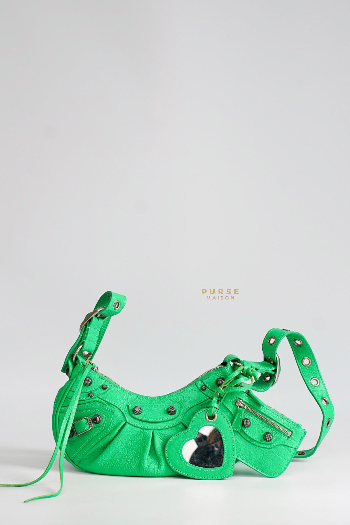 Balenciaga Le Cagole Xs Kelly Green Bag