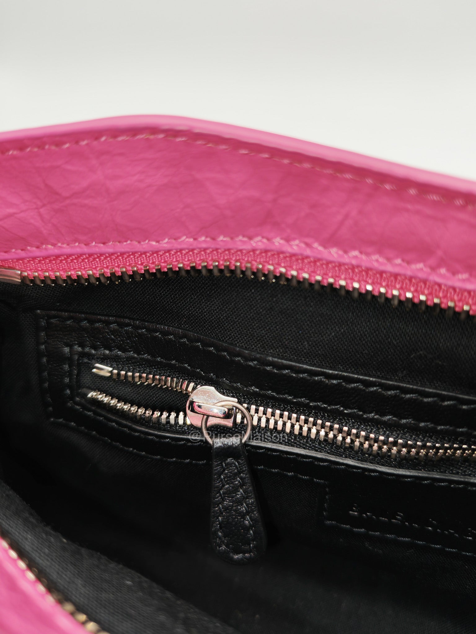 Balenciaga Neo Cagole City Bag in Hot Pink Arena Lambskin Leather | Purse Maison Luxury Bags Shop