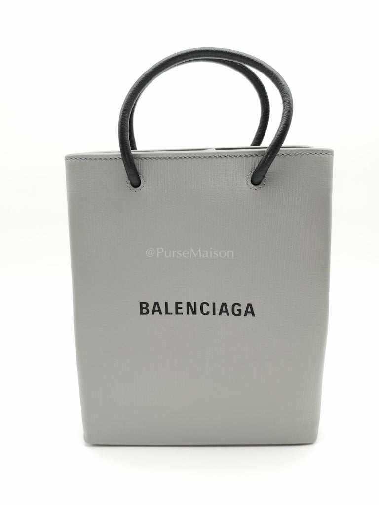 Shopping Phone Holder Bag Medium in Gray | Purse Maison Luxury Bags Shop