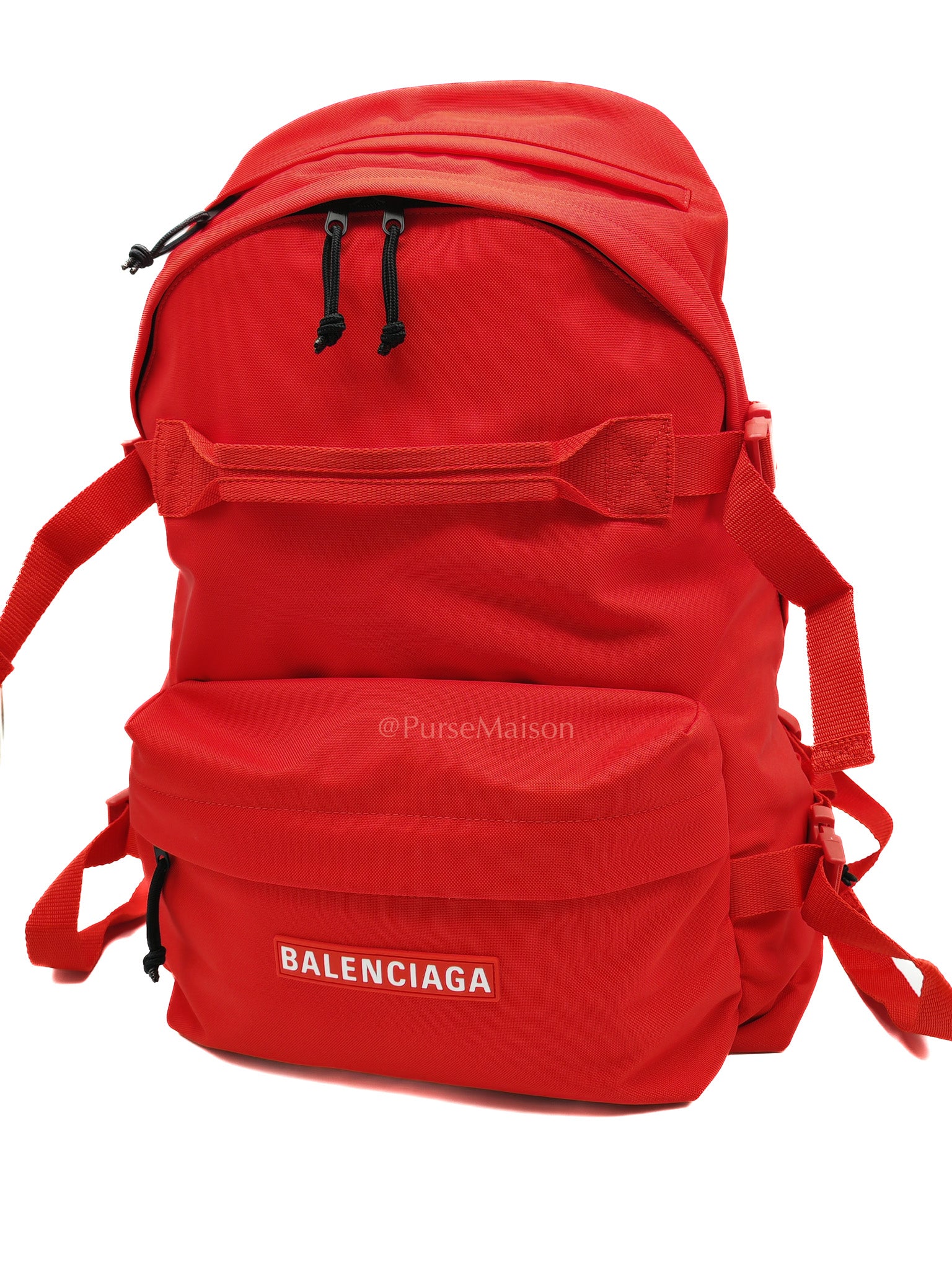 Skiwear in Red Nylon Backpack | Purse Maison Luxury Bags Shop