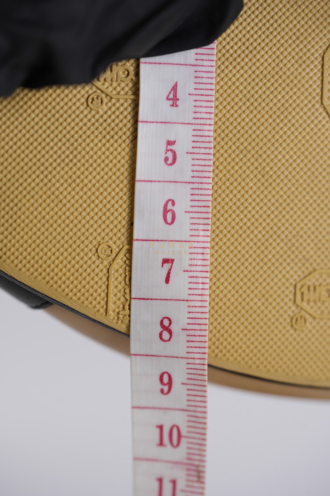 Ballerina Flats Beige/ Black Calfskin Leather Size 38 EU (24cm) | Purse Maison Luxury Bags Shop