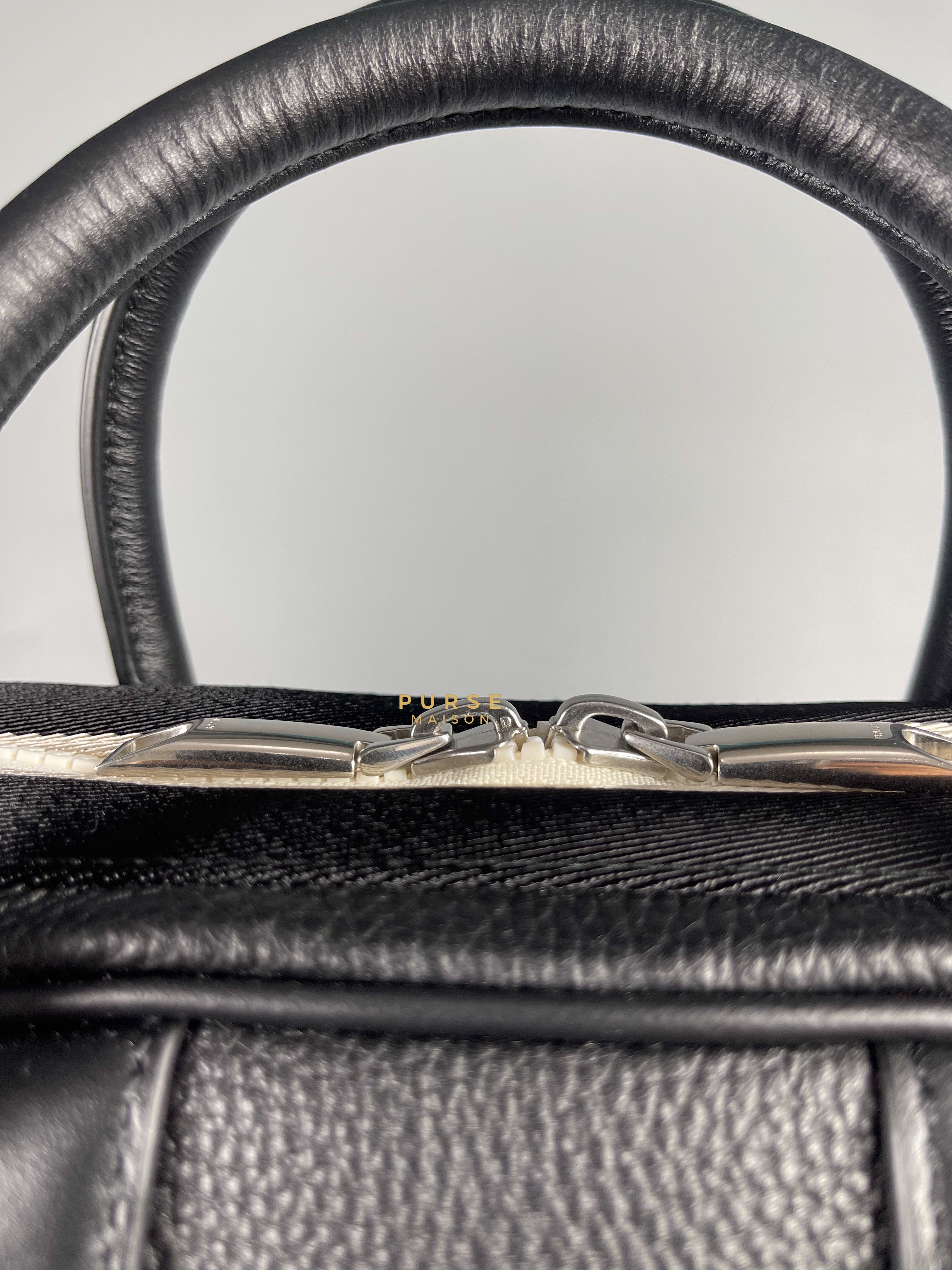 Bally Men’s Briefcase Black in Grained Leather | Purse Maison Luxury Bags Shop