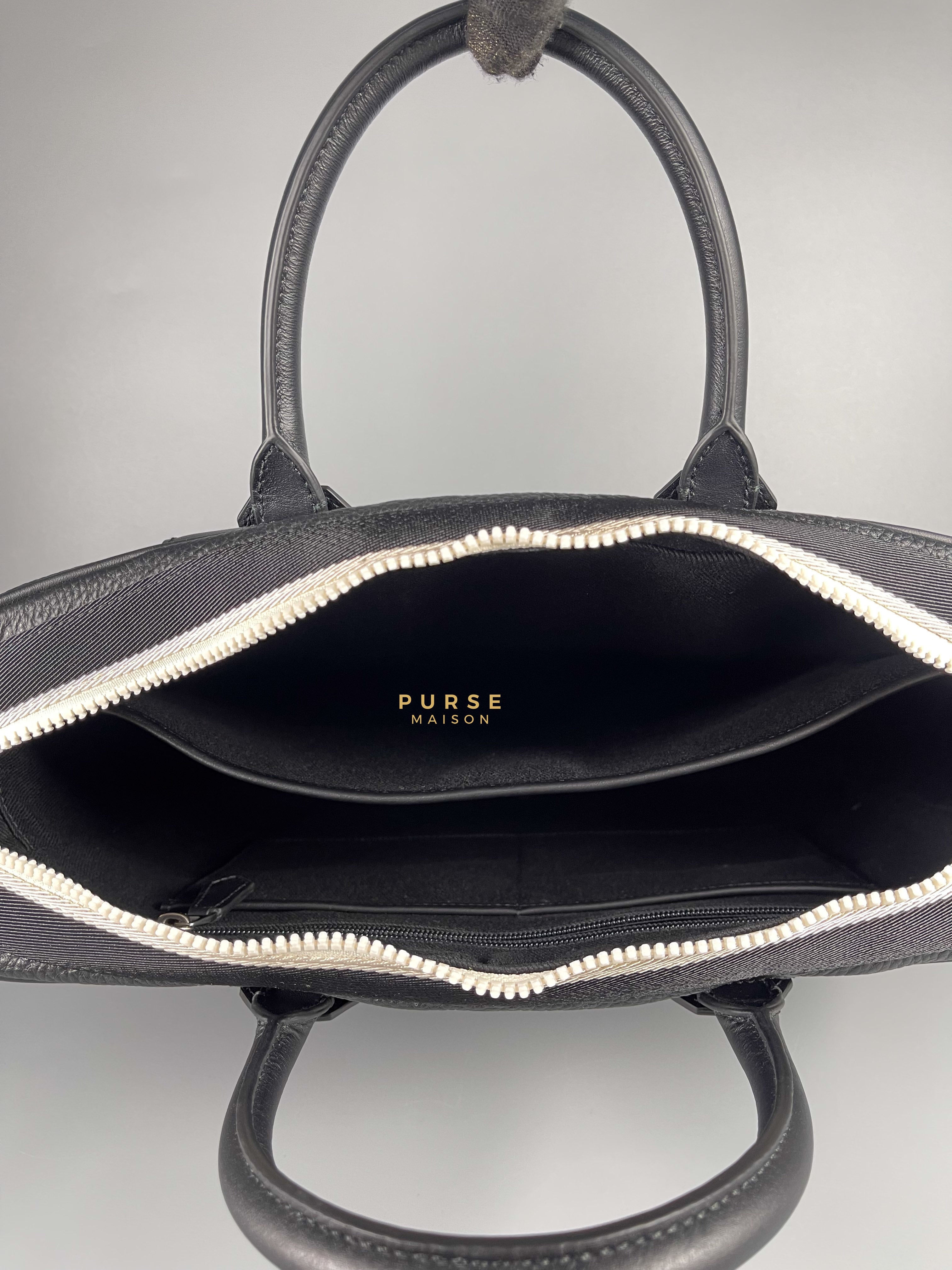 Bally Men’s Briefcase Black in Grained Leather | Purse Maison Luxury Bags Shop