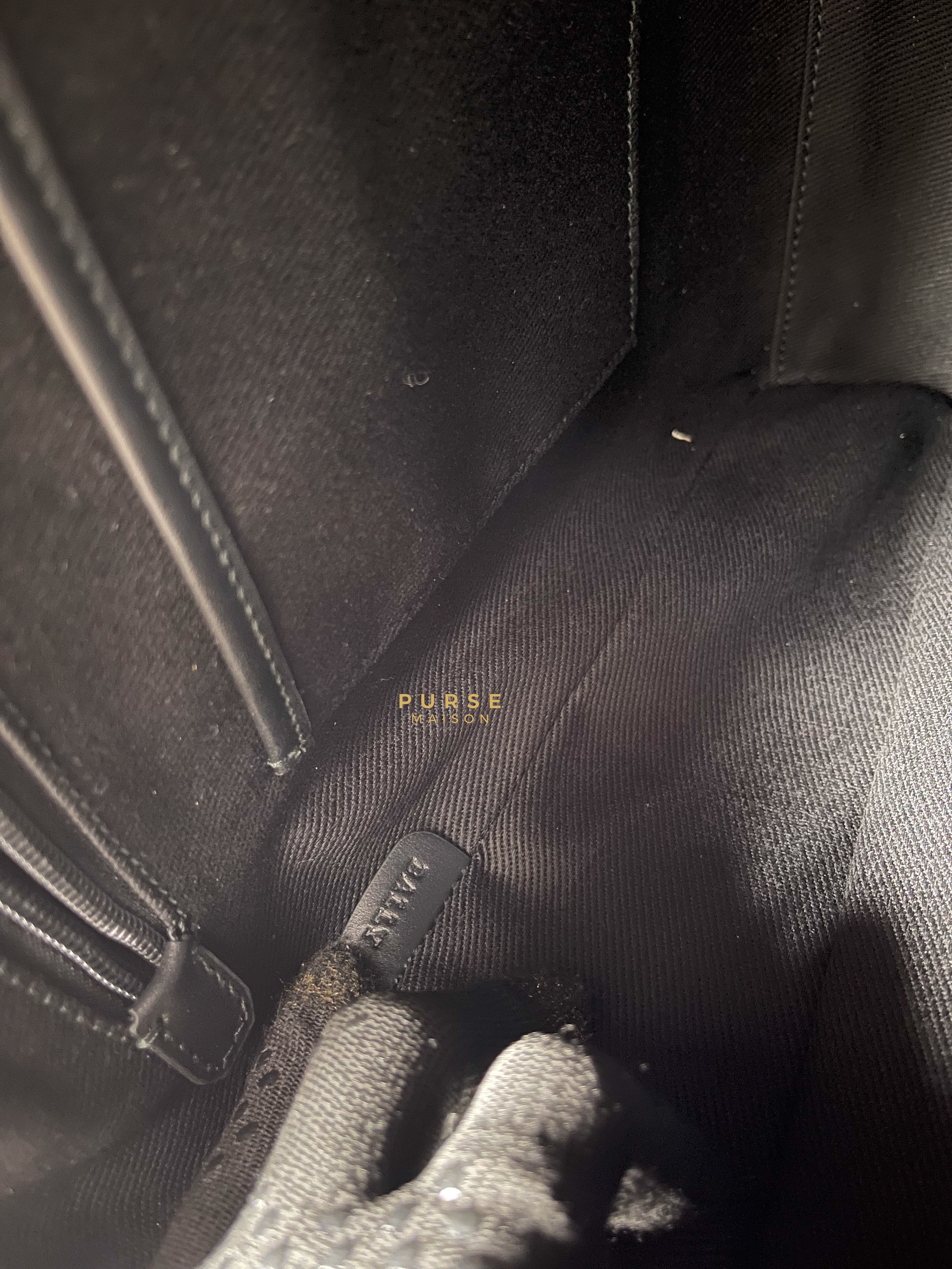 Bally Men’s Briefcase Black in Grained Leather | Purse Maison Luxury Bags Shop