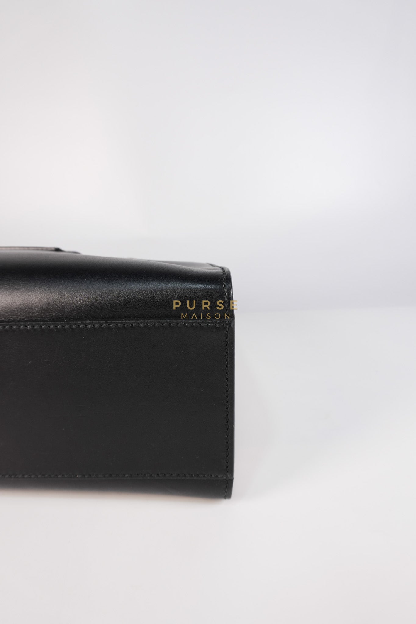 Bamboo Buckle Bi-Color Black/White Tote Bag | Purse Maison Luxury Bags Shop