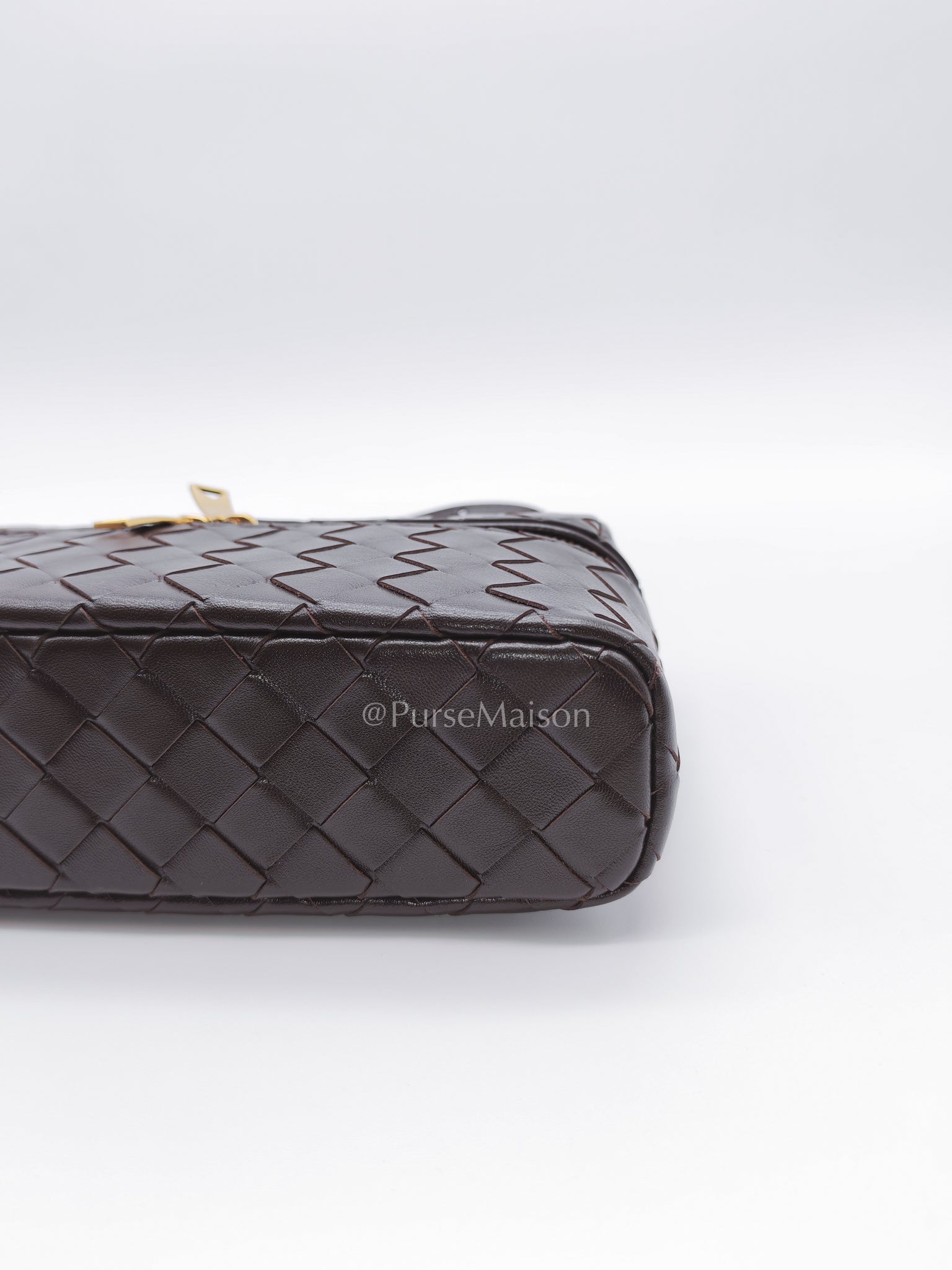 Bang Bang Vanity Case Fondant Intrecciato Weave Leather Crossbody Bag | Purse Maison Luxury Bags Shop