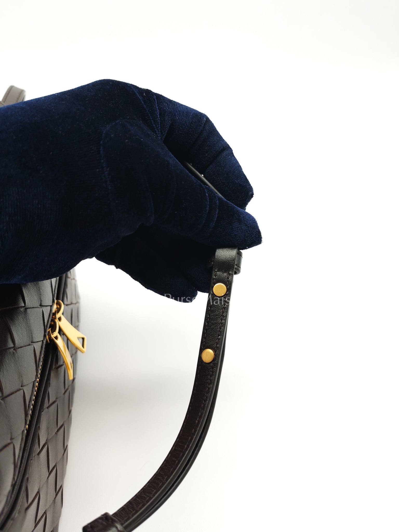 Bang Bang Vanity Case Fondant Intrecciato Weave Leather Crossbody Bag | Purse Maison Luxury Bags Shop