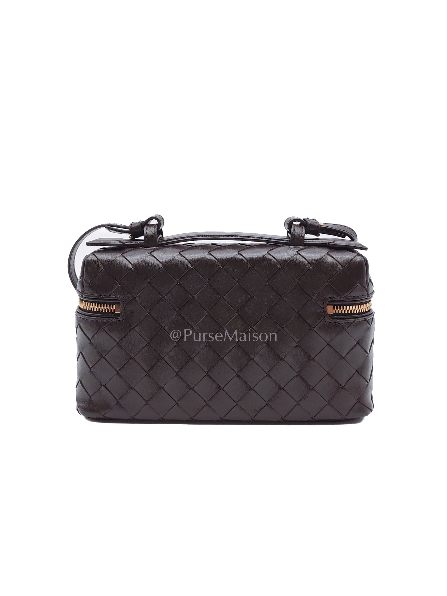 Bang Bang Vanity Case Fondant Intrecciato Weave Leather Crossbody Bag | Purse Maison Luxury Bags Shop