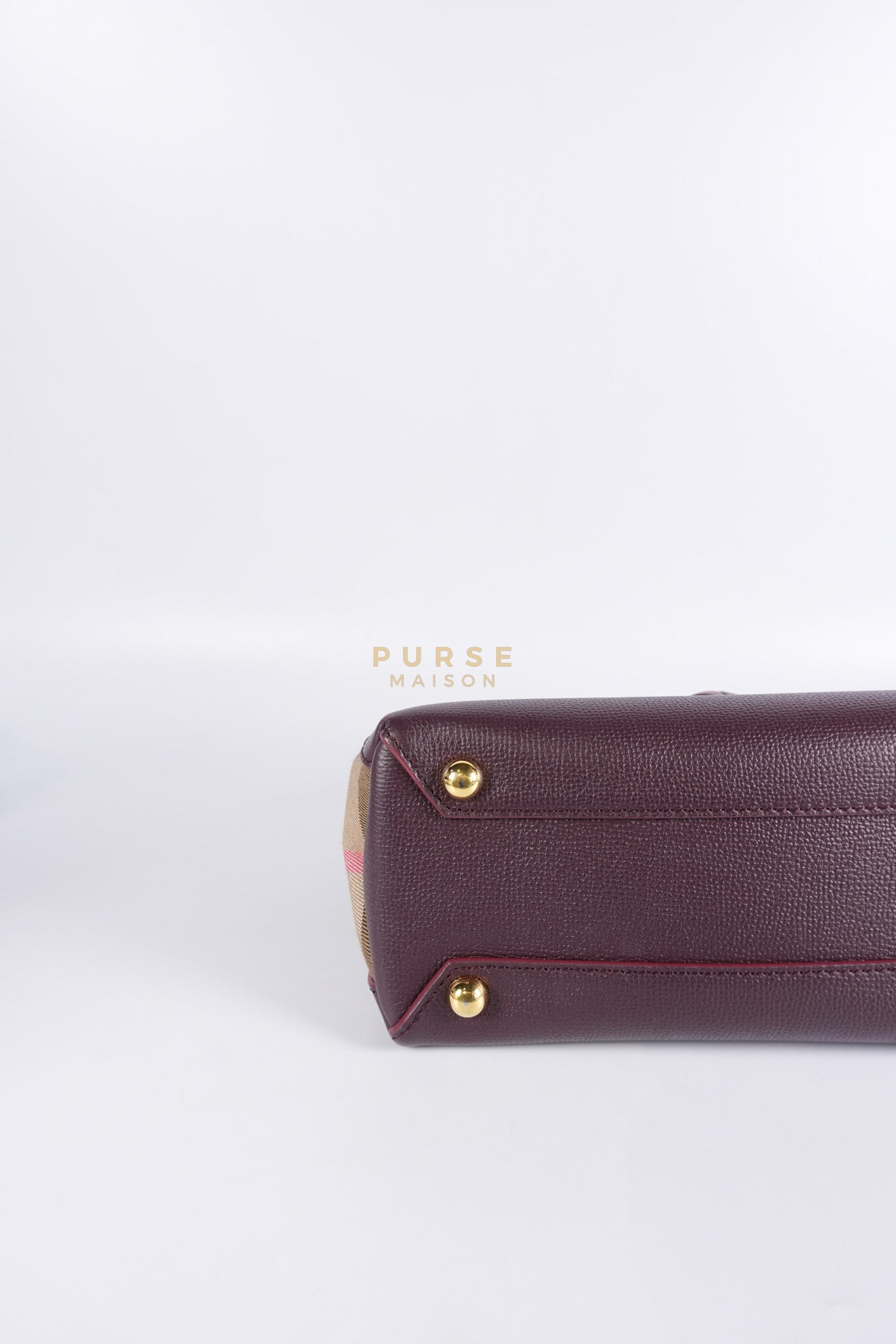 Banner in Mahogany Red Tote Bag | Purse Maison Luxury Bags Shop