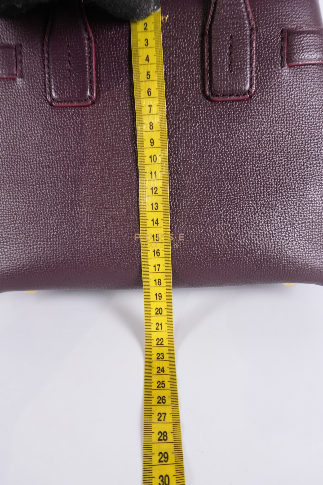 Banner in Mahogany Red Tote Bag | Purse Maison Luxury Bags Shop