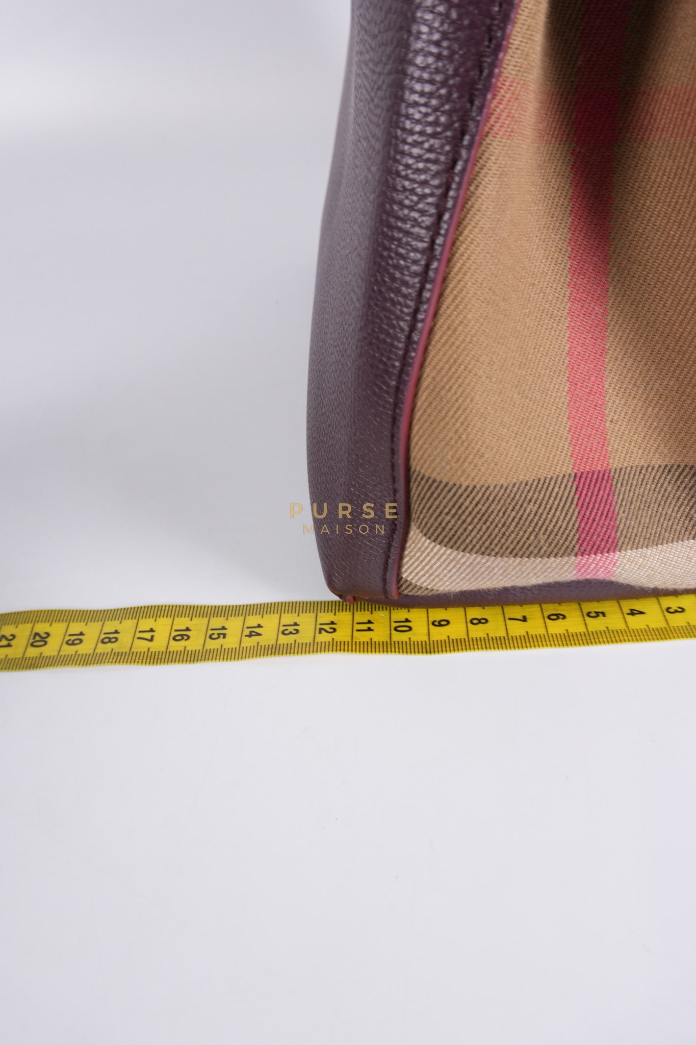 Banner in Mahogany Red Tote Bag | Purse Maison Luxury Bags Shop