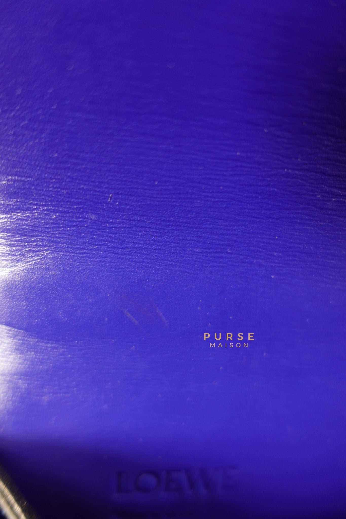 Barcelona in Royal Blue and Silk Calfskin Leather Crossbody Bag | Purse Maison Luxury Bags Shop