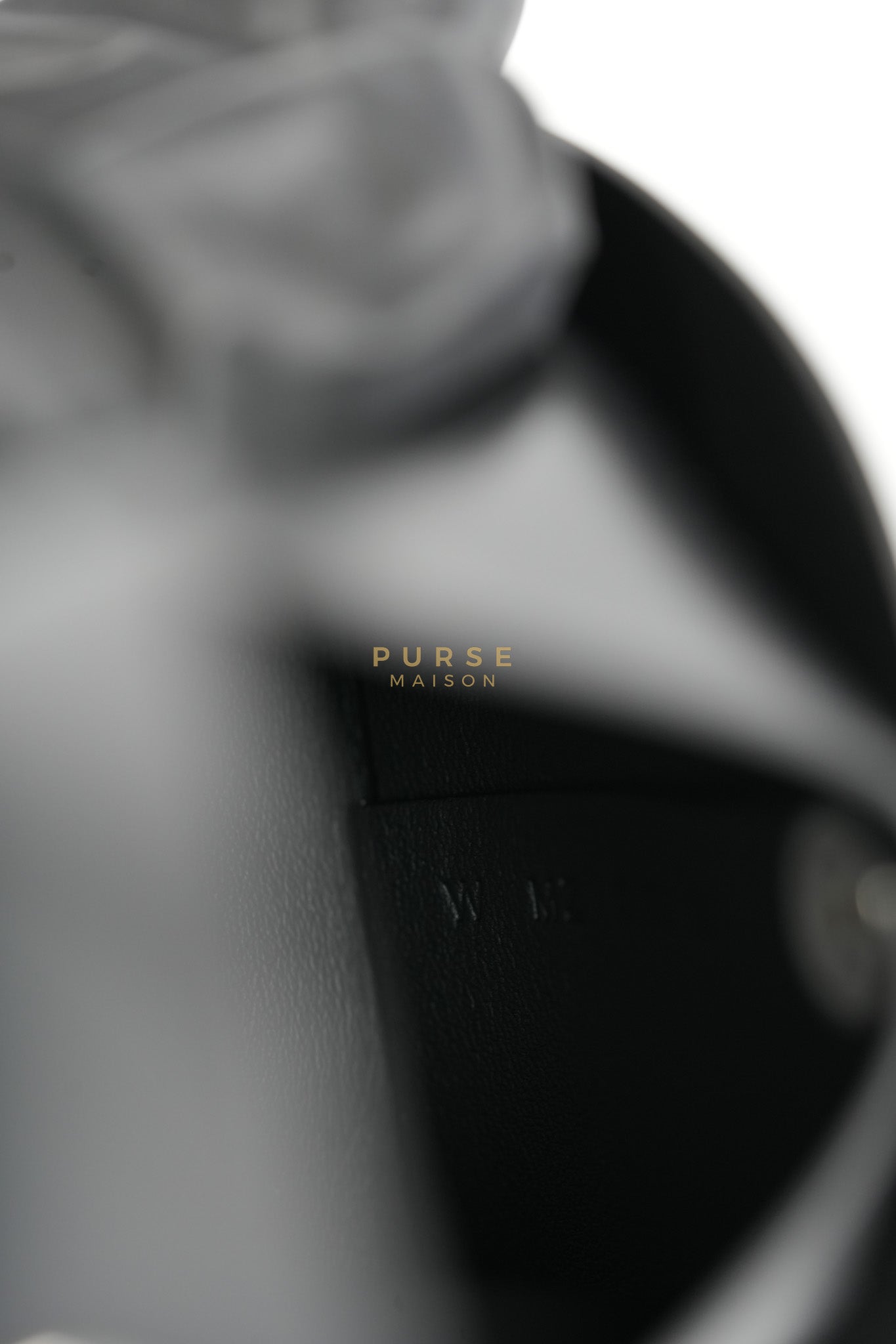 Bastia Coin Purse in Noir Box Calfskin Leather Palladium Hardware Stamp W(2024) | Purse Maison Luxury Bags Shop