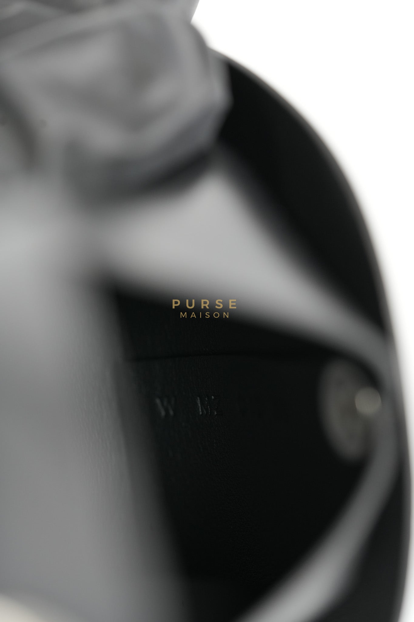 Bastia Coin Purse in Noir Box Calfskin Leather Palladium Hardware Stamp W(2024) | Purse Maison Luxury Bags Shop