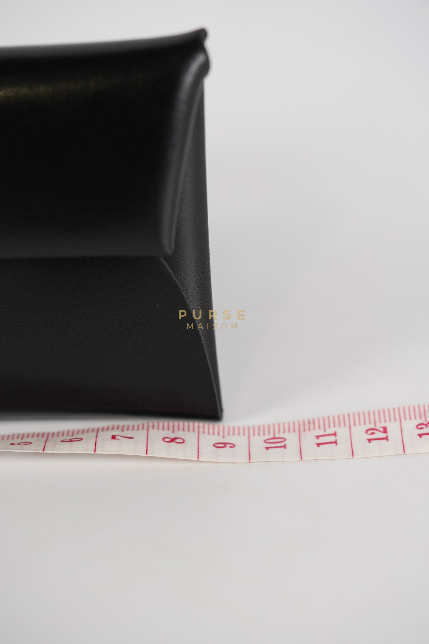 Bastia Coin Purse in Noir Box Calfskin Leather Palladium Hardware Stamp W(2024) | Purse Maison Luxury Bags Shop