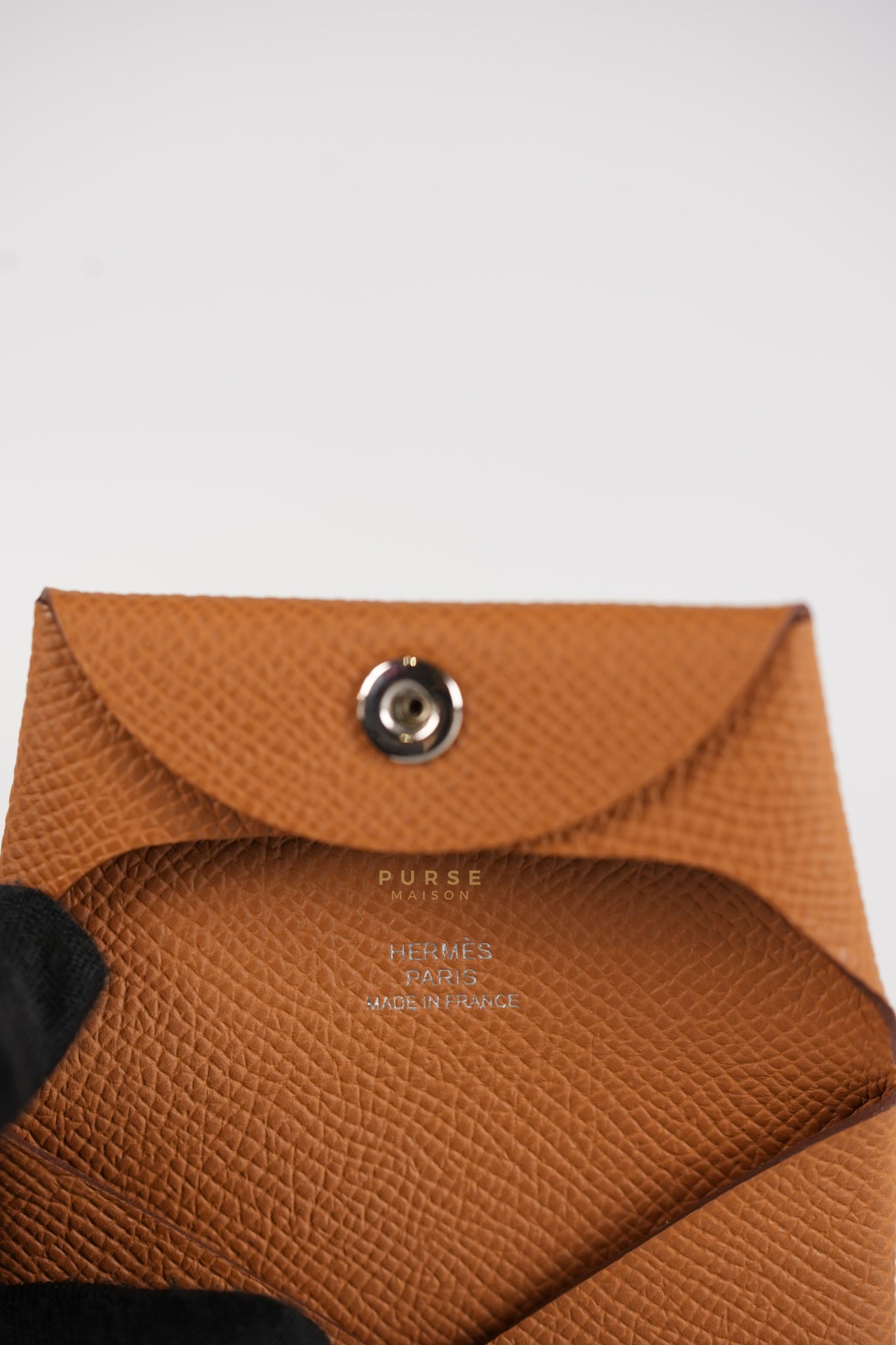 Bastia Gold in Epsom Leather Stamp B (2023) | Purse Maison Luxury Bags Shop