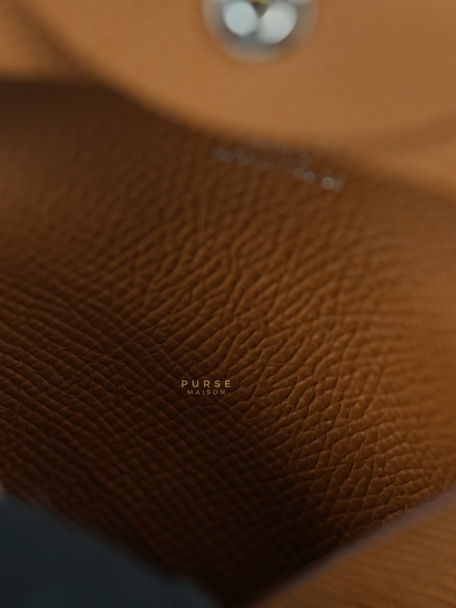 Bastia Gold in Epsom Leather Stamp B (2023) | Purse Maison Luxury Bags Shop