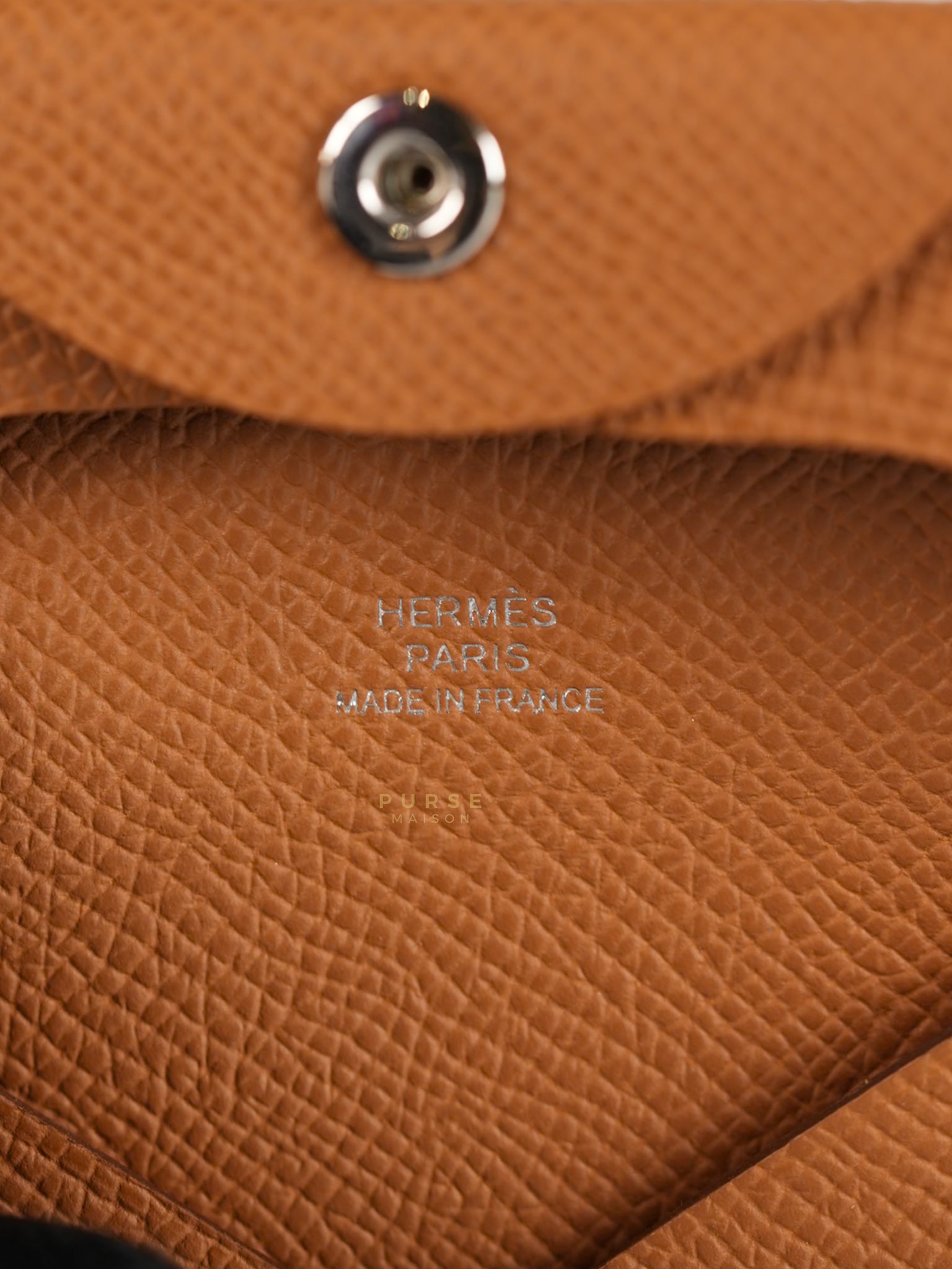 Bastia Gold in Epsom Leather Stamp B (2023) | Purse Maison Luxury Bags Shop