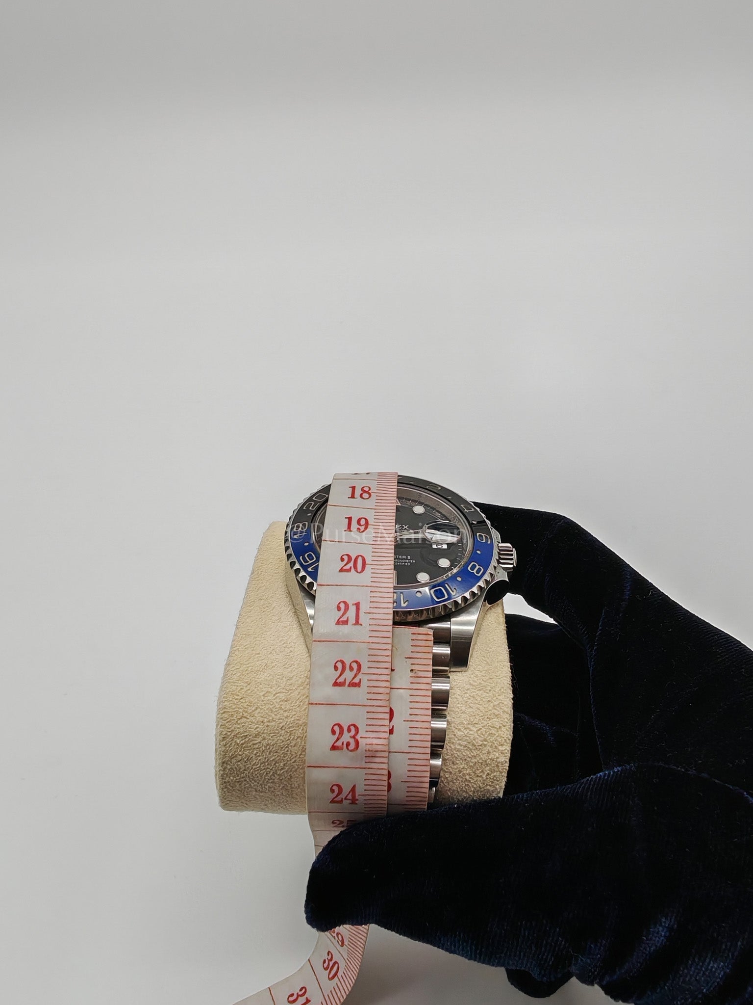 "Bat Girl" GMT-Master II Oyster Perpetual Date Jubilee Silver Stainless Steel Strap Year 2022 (Reference Number: 126710BLNR) | Purse Maison Luxury Bags Shop