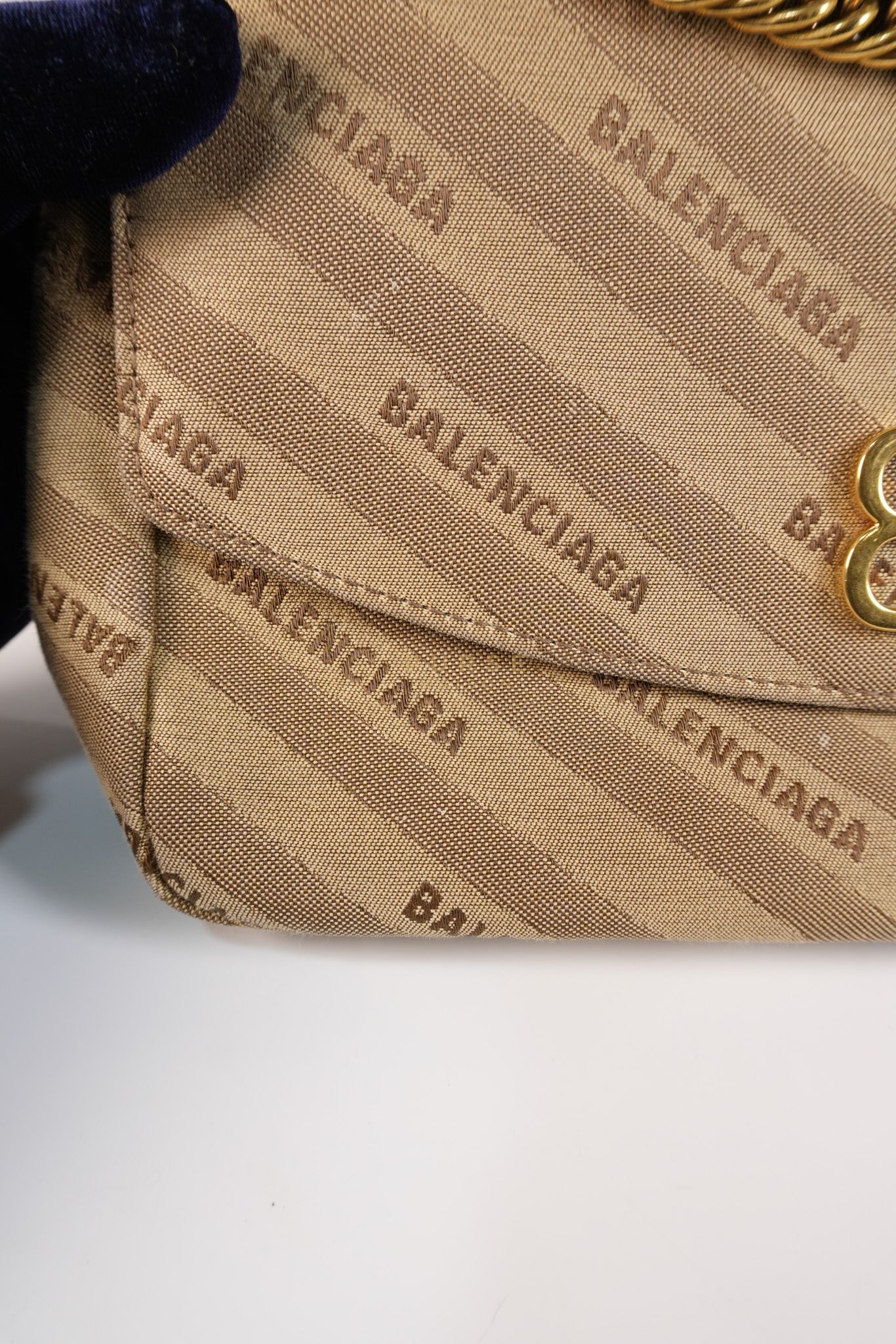 BB logo Chain Monogram Shoulder Bag | Purse Maison Luxury Bags Shop