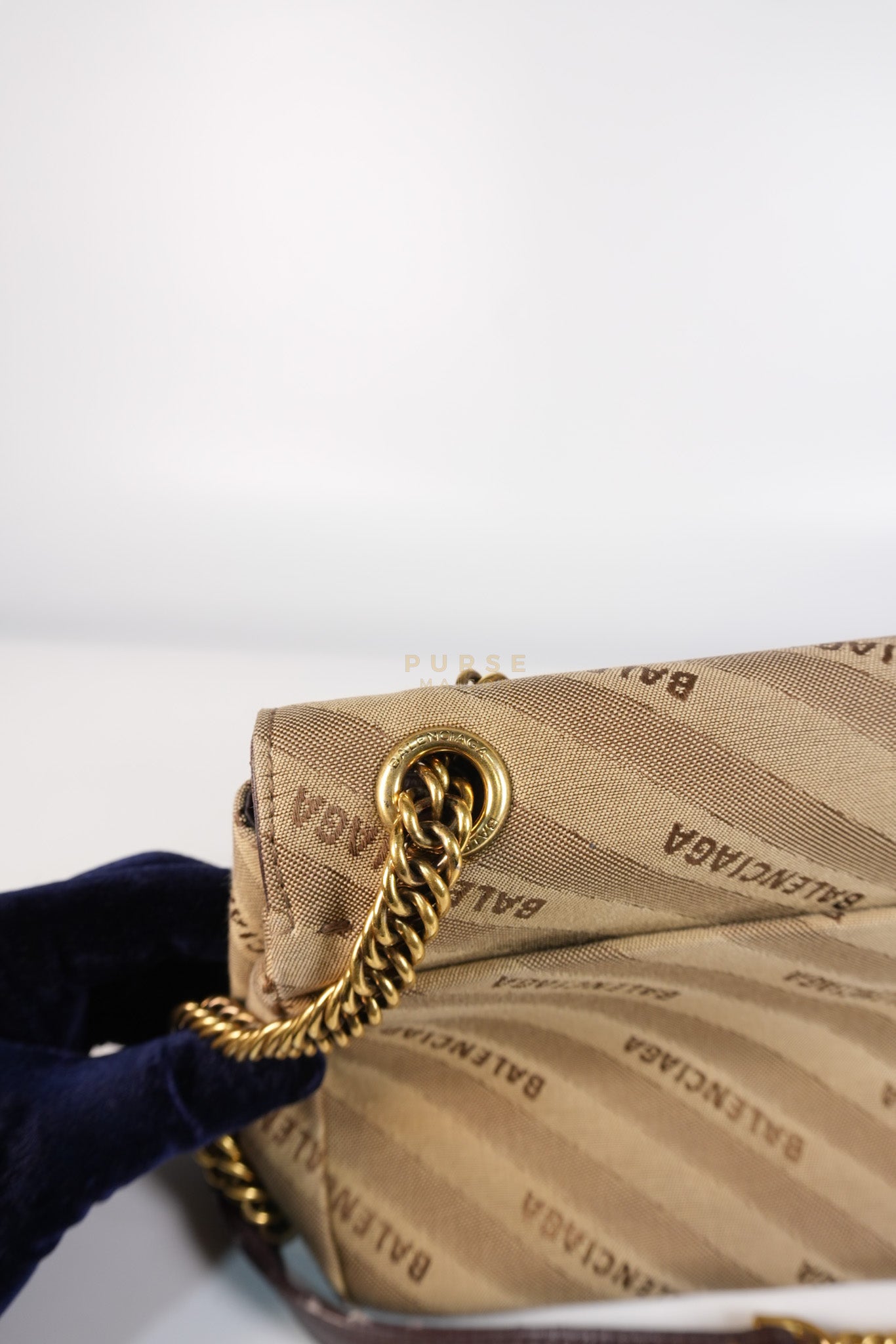 BB logo Chain Monogram Shoulder Bag | Purse Maison Luxury Bags Shop