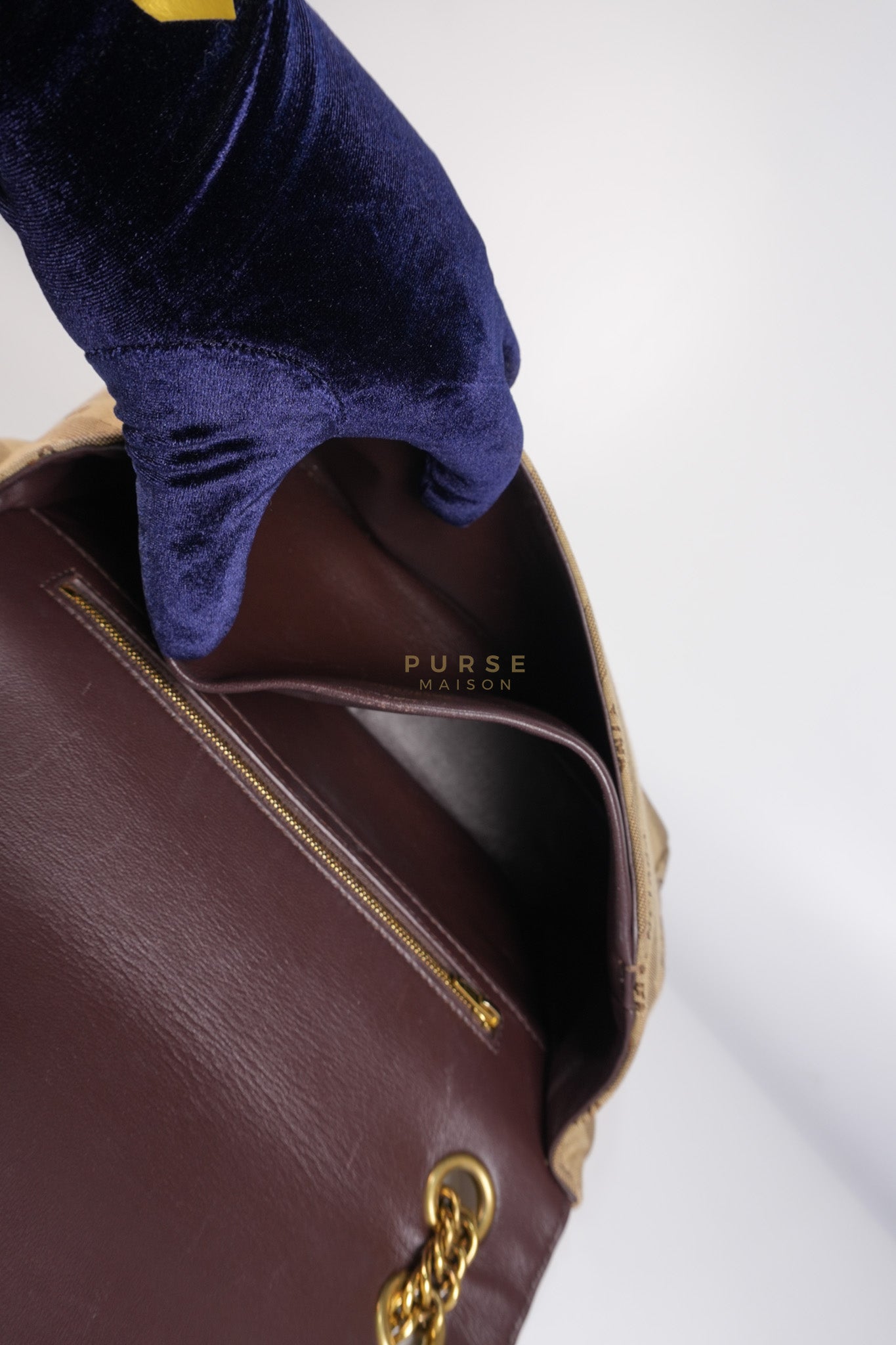 BB logo Chain Monogram Shoulder Bag | Purse Maison Luxury Bags Shop