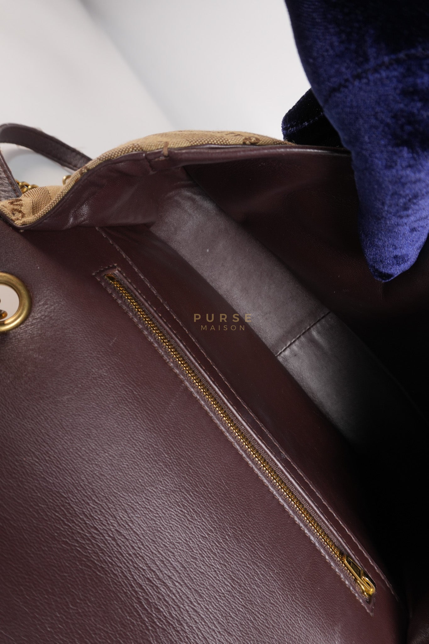 BB logo Chain Monogram Shoulder Bag | Purse Maison Luxury Bags Shop