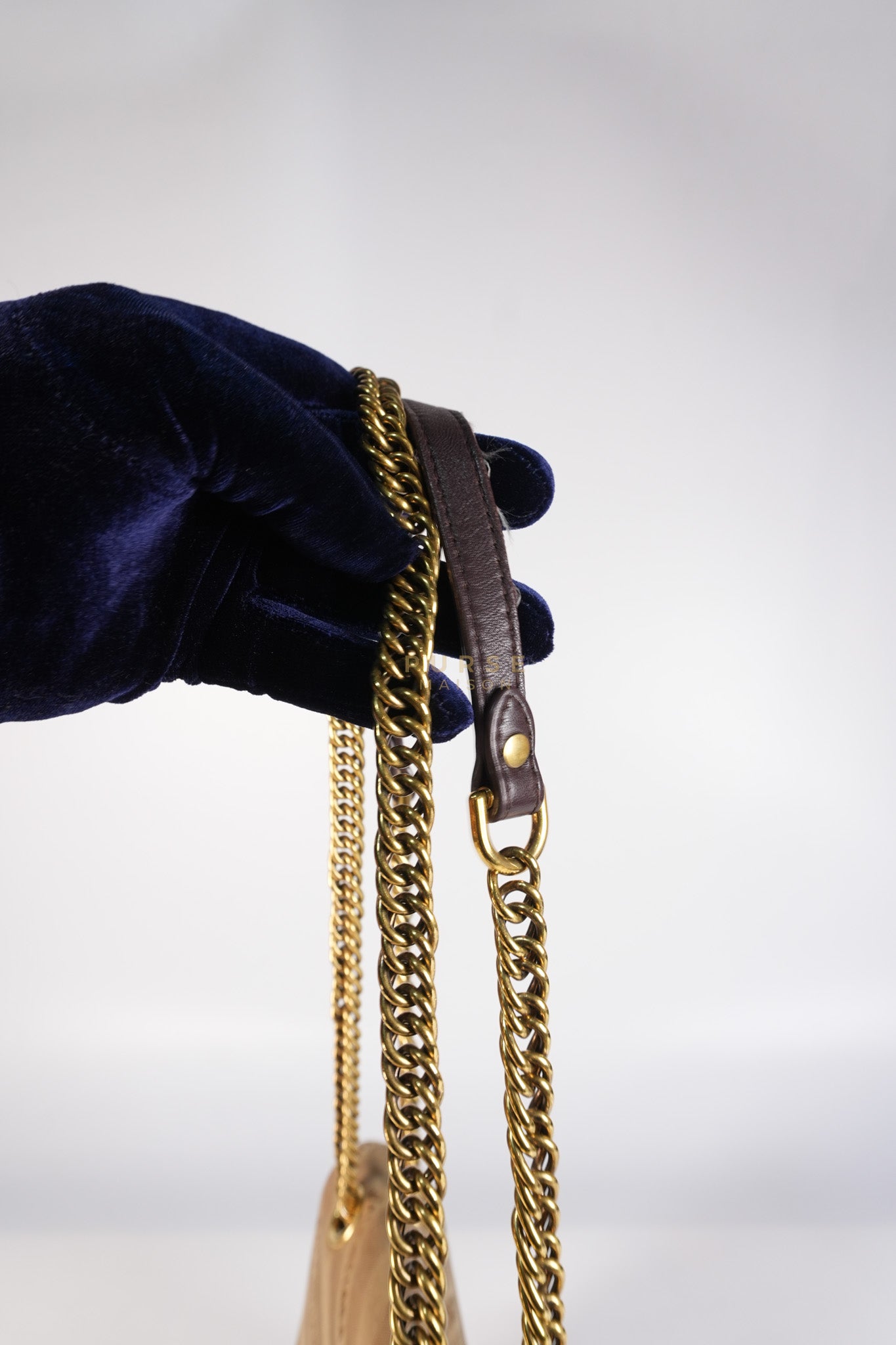 BB logo Chain Monogram Shoulder Bag | Purse Maison Luxury Bags Shop