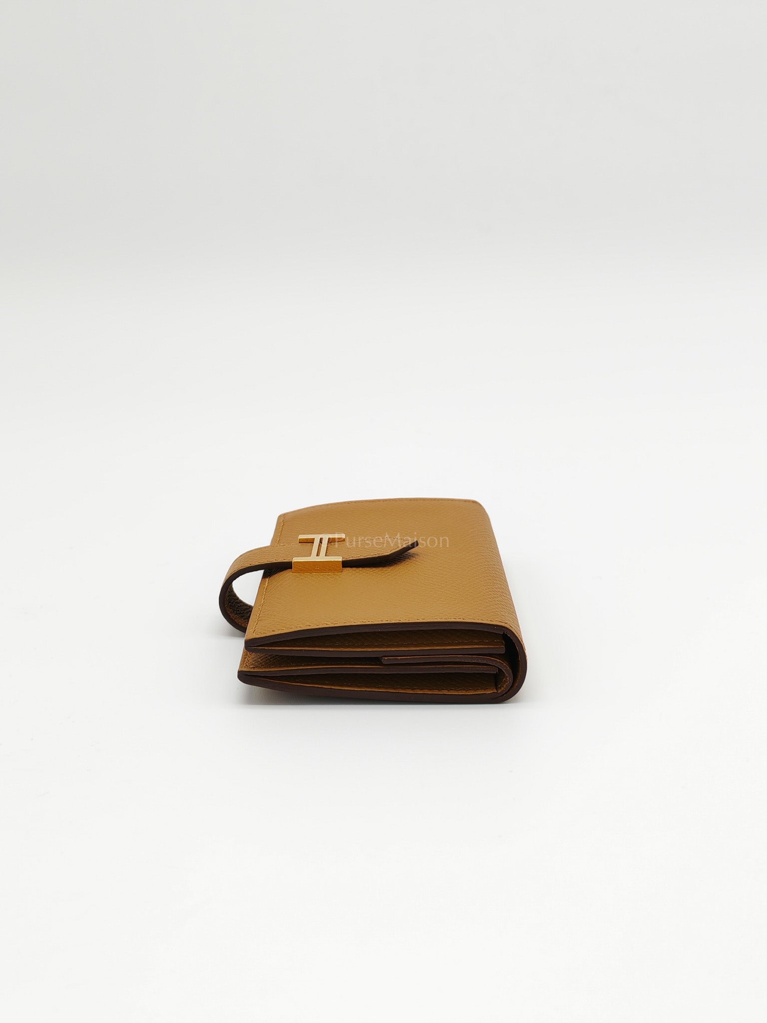 Bearn Mini Wallet Sesame in Epsom Leather Stamp Y (2020) | Purse Maison Luxury Bags Shop