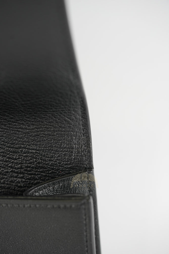 Belle De Jour Clutch Bag in Black Calfskin Leather | Purse Maison Luxury Bags Shop