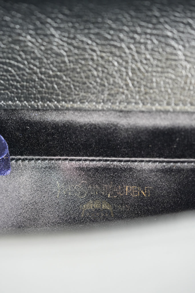 Belle De Jour Clutch Bag in Black Calfskin Leather | Purse Maison Luxury Bags Shop