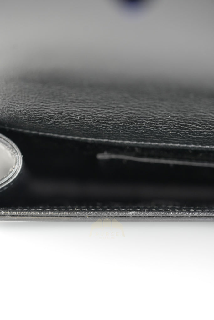 Belle De Jour Clutch Bag in Black Calfskin Leather | Purse Maison Luxury Bags Shop