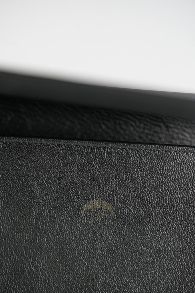 Belle De Jour Clutch Bag in Black Calfskin Leather | Purse Maison Luxury Bags Shop