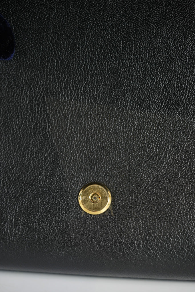 Belle De Jour Clutch Bag in Black Calfskin Leather | Purse Maison Luxury Bags Shop