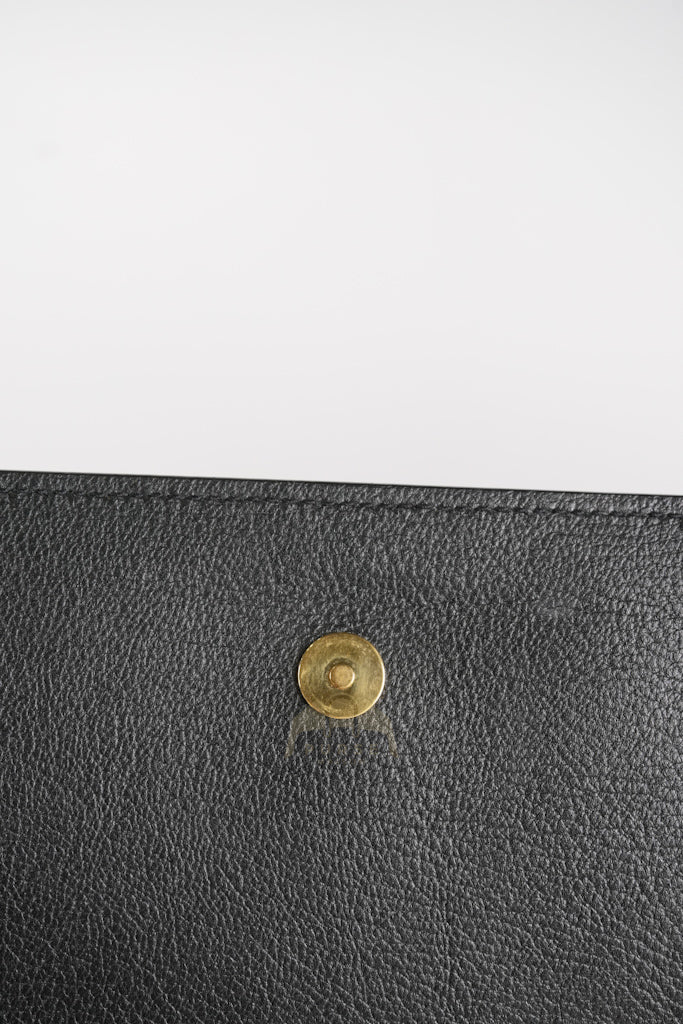 Belle De Jour Clutch Bag in Black Calfskin Leather | Purse Maison Luxury Bags Shop
