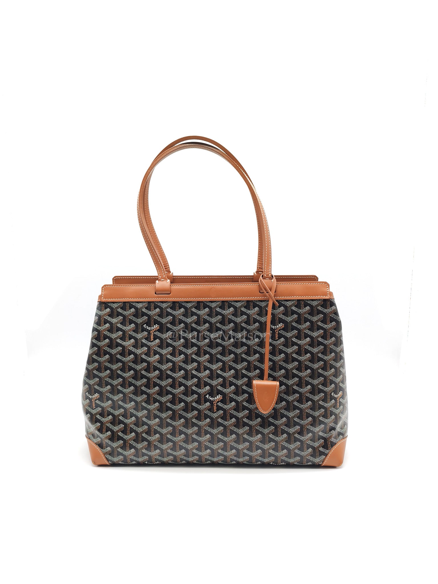 Bellechasse Blaude Tote Bag Pm in Tan Goyardine Canvas | Purse Maison Luxury Bags Shop