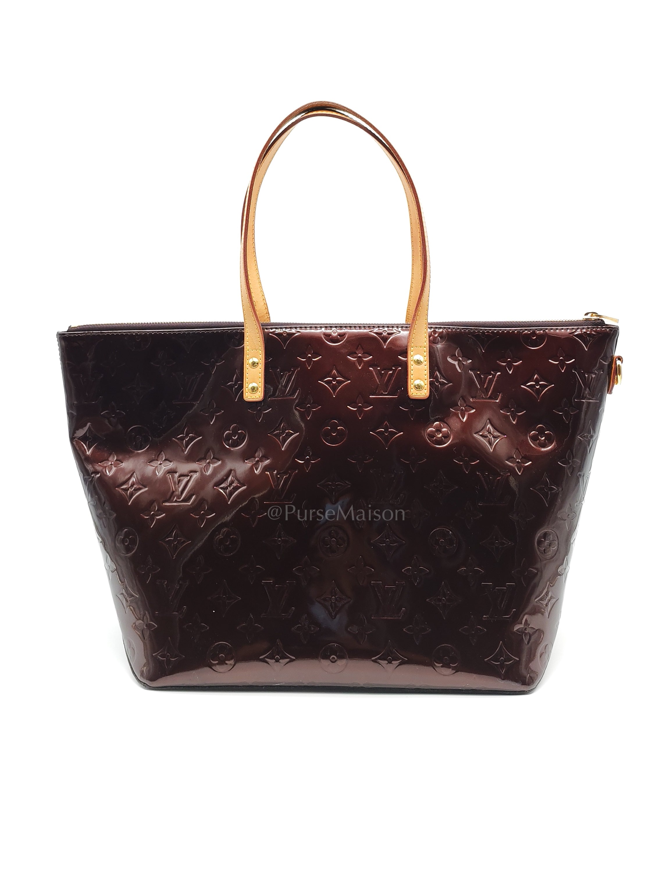 Bellevue Tote Bag GM in Monogram Vernis Patent Leather(Microchip) | Purse Maison Luxury Bags Shop
