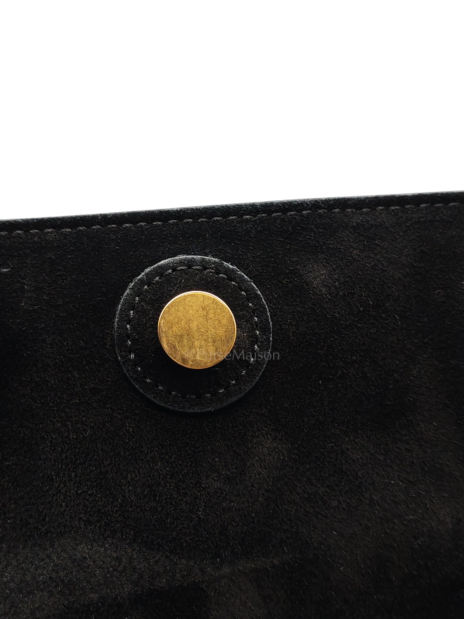 Belt Bag Micro in Black Grained Calfskin Leather | Purse Maison Luxury Bags Shop