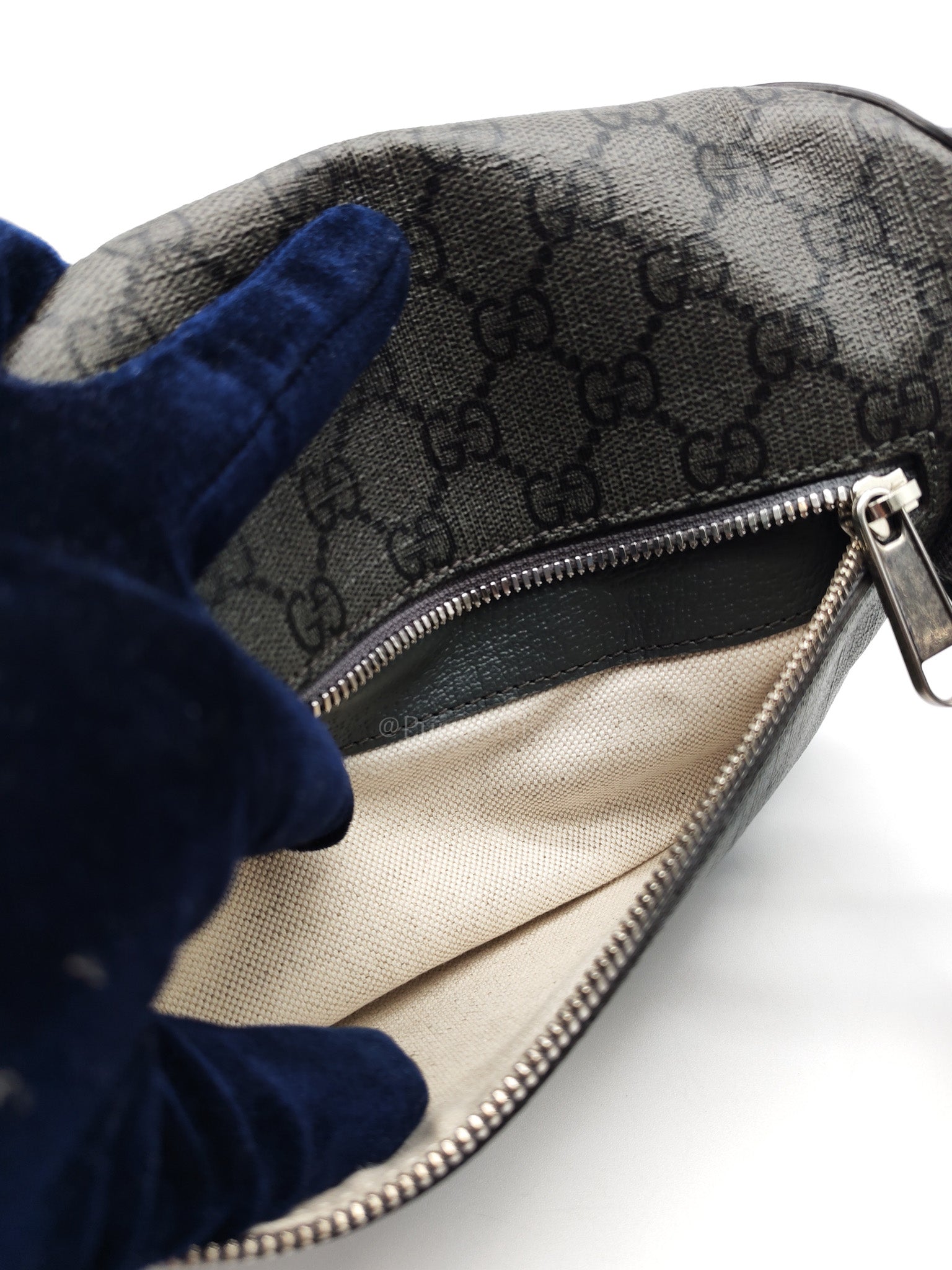 Ophidia Fanny Belt Bag in GG Supreme Ophidia Coated Canvas