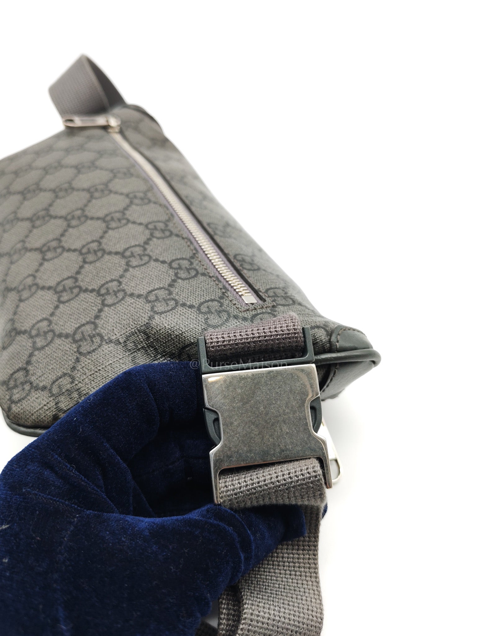 Ophidia Fanny Belt Bag in GG Supreme Ophidia Coated Canvas