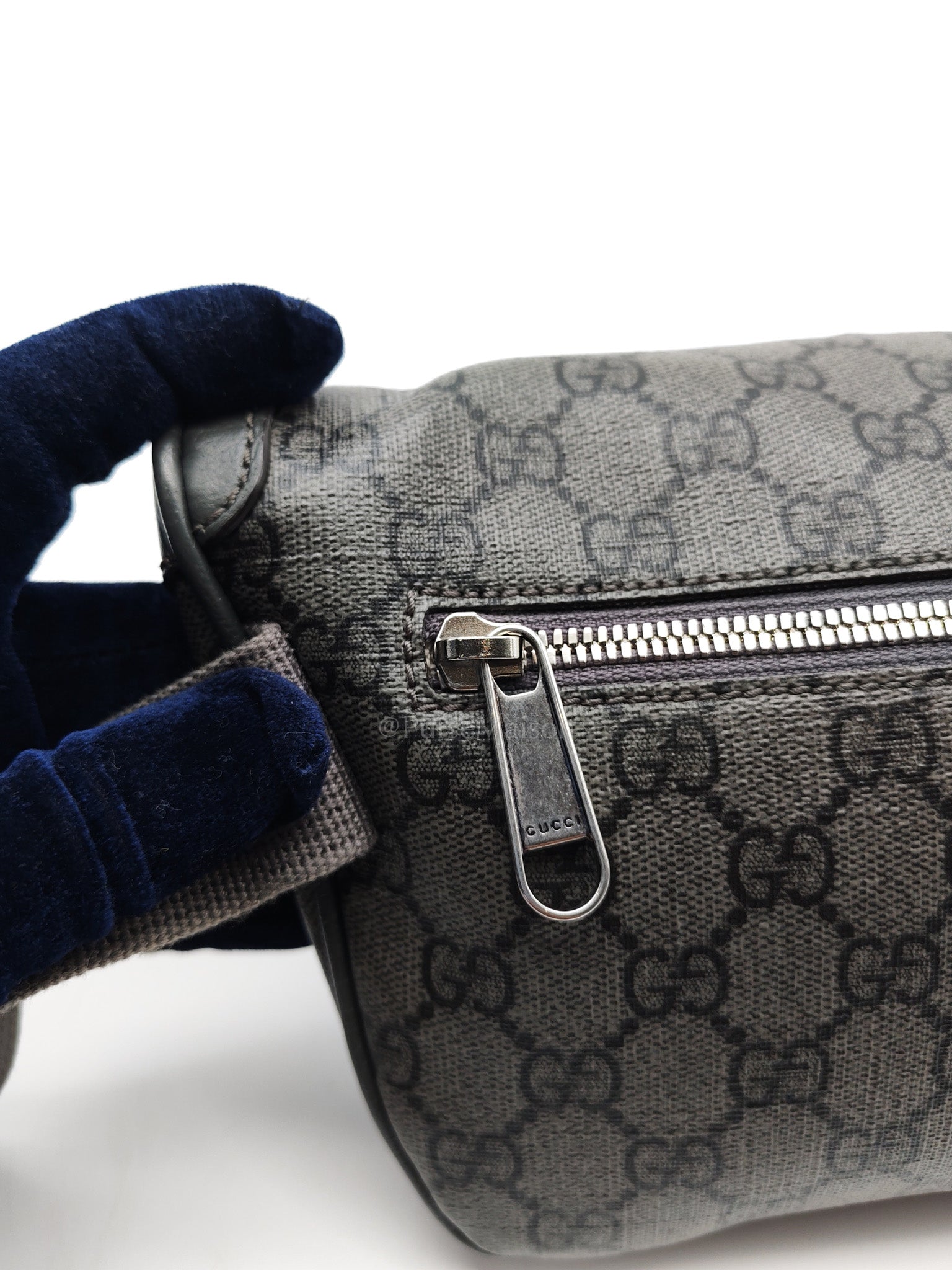 Ophidia Fanny Belt Bag in GG Supreme Ophidia Coated Canvas