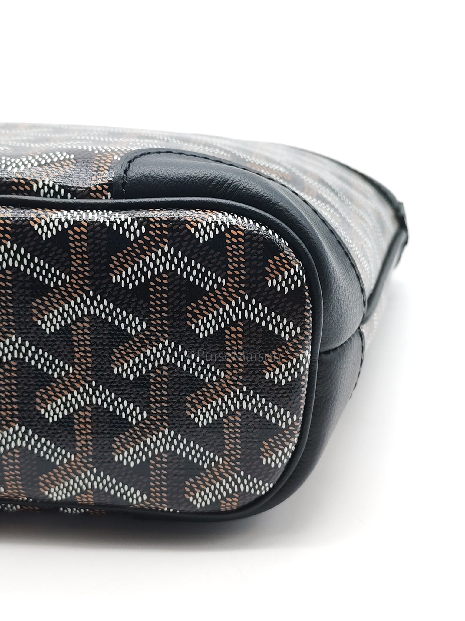 Beluga Mini Black Goyardine Canvas Shoulder Bag | Purse Maison Luxury Bags Shop