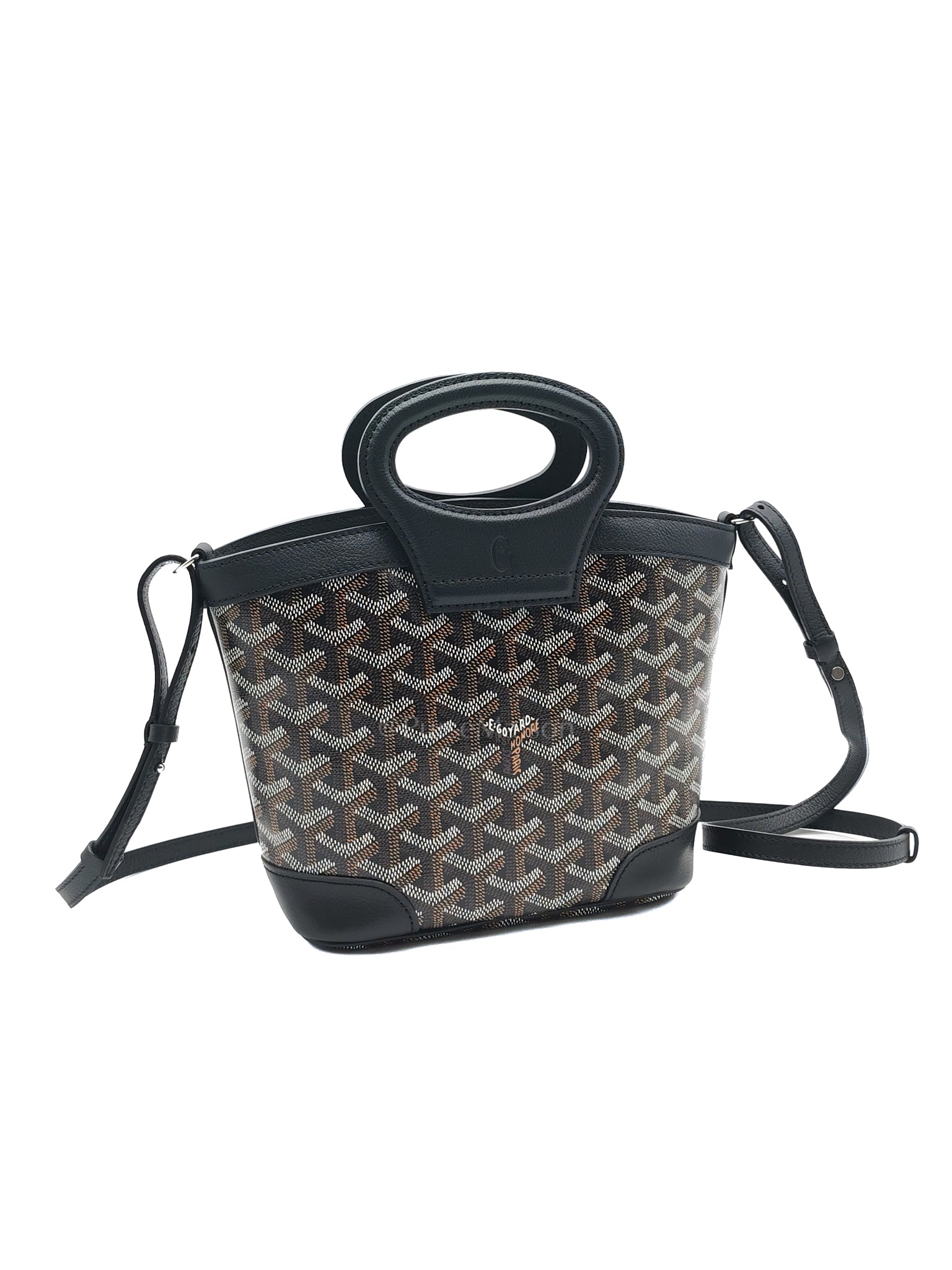 Beluga Mini Black Goyardine Canvas Shoulder Bag | Purse Maison Luxury Bags Shop