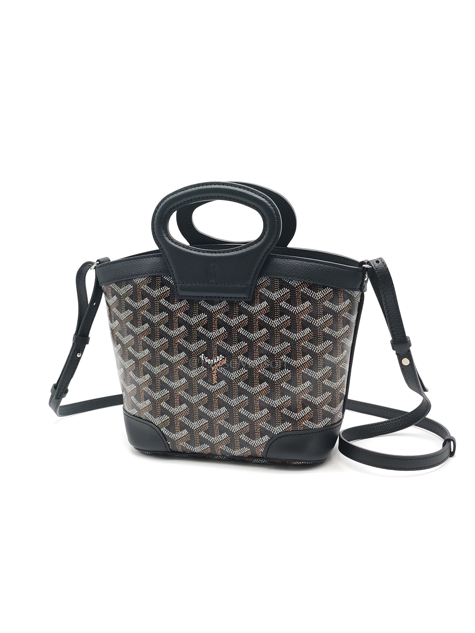 Beluga Mini Black Goyardine Canvas Shoulder Bag | Purse Maison Luxury Bags Shop