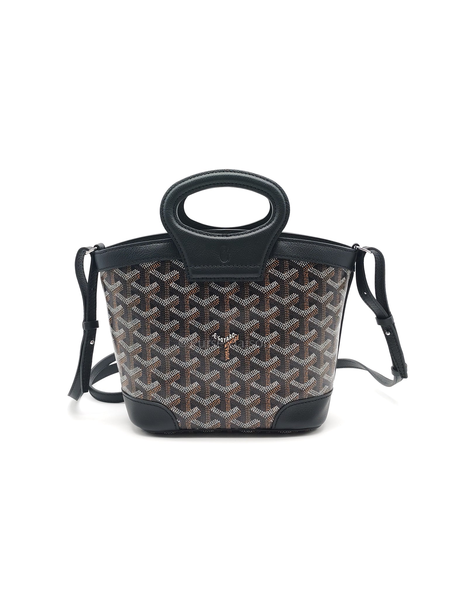 Beluga Mini Black Goyardine Canvas Shoulder Bag | Purse Maison Luxury Bags Shop